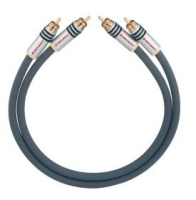 OEHLBACH NF 214 Master 70 audio kabel 0,7 m 2 x RCA Zwart, Antraciet