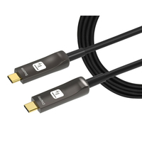 Techly ICOC-U3C-HY-010 USB Kabel 10 m USB C Schwarz