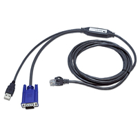 DELL A7485905 toetsenbord-video-muis (kvm) kabel Zwart 3,05 m