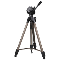Hama | Trípode para cámaras réflex, regulable desde 69-185 cm, ligero, de aluminio, con funda de transporte, color Bronce
