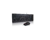 Lenovo 4X30L79886 teclado Ratón incluido USB AZERTY Francés Negro