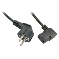 Lindy 30309 kabel zasilające Czarny 5 m CEE7/7 IEC 320
