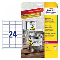 Avery L4773-8 étiquette à imprimer Blanc Imprimante d'étiquette adhésive