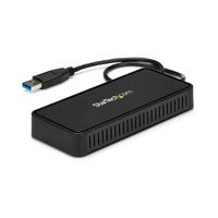 StarTech.com USB 3.0 Mini Dock - USB-A Dockingstation mit zwei Monitoren und DisplayPort 4K 60Hz Video- und Gigabit-Ethernet - 30 cm langes Kabel - Tragbarer USB 3.1 Gen 1 Typ A...