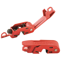 MASTER LOCK 493B dispositivo di lockout e tagout Rosso Polimero, Acciaio