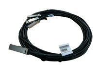 HPE R1N63A InfiniBand/fibre optic cable 3 M QSFP28 4x SFP28 Fekete