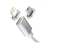 Maclean MCE161 kabel do telefonu Srebrny 1 m USB A Lightning