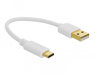 DeLOCK 85352 kabel USB 0,15 m USB 2.0 USB A USB C Biały