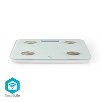 Nedis WIFIHS10WT personal scale White Electronic personal scale