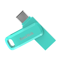 SanDisk Ultra Dual Drive Go USB flash meghajtó 128 GB USB Type-A / USB Type-C 3.2 Gen 1 (3.1 Gen 1) Zöld
