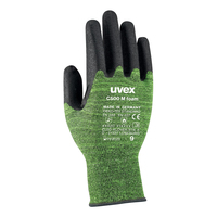 Uvex C500 M foam Zwart, Groen Polyethyleen, Viscose, Polyamide, Glasvezel 1 stuk(s)