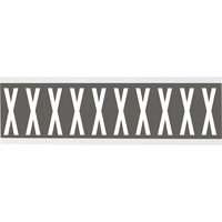 Brady CNL2GR X self-adhesive label Rectangle Removable Grey, White 250 pc(s)