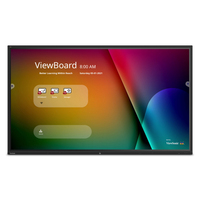 Viewsonic IFP9850 Gen 4 - 98” Interaktywny płaski panel 2,49 m (98") LCD 350 cd/m² 4K Ultra HD Czarny Ekran dotykowy Procesor wbudowany Android 9