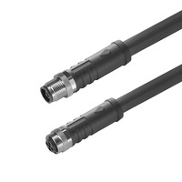 Weidmüller 2050760500 kábel érzékelőhöz és működtető szervhez 5 M M12 Fekete