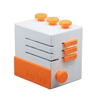 KEEBOX orange - Rätselbox / Rätselspiel Box-Puzzle