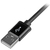 StarTech.com 2m Apple 8 Pin Lightning Connector auf USB Kabel - Schwarz - USB Kabel für iPhone / iPod / iPad