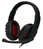 LogiLink HS0033 écouteur/casque Avec fil Arceau Appels/Musique Noir, Rouge
