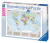 Ravensburger Political World Map Puzzle 1000 pz Mappe