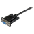 StarTech.com Cable de 1m Nulo de Módem Serie RS232 DB9 - Hembra a Hembra - Color Negro