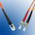 Microconnect FIB2110005 kabel optyczny 0,5 m MT-RJ ST OM3 Kolor Aqua