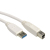 Value USB A/USB B 0.8m cavo USB 0,8 m USB 3.2 Gen 1 (3.1 Gen 1) Bianco