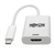 Tripp Lite U444-06N-HD4K6W USB-C to HDMI Adapter (M/F) - 4K 60 Hz, HDCP 2.2, White