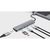 Manhattan USB-C dock/hub met kaartlezer, poorten (5): HDMI, USB-A (2×) en USB-C (2×), met Power Delivery (PD) 100 W - vereist een externe USB-C-lader (niet inbegrepen). USB-gevo...