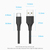 Vention USB 2.0 A Male to C Male 3A Cable 0.25M Black