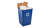 Rubbermaid 35 GAL SQUARE RECYCLING BLUE