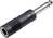 SpeaKa Professional SP-7870308 tussenstuk voor kabels 6.3 mm 6,3 mm Zwart