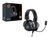 Conceptronic ATHAN02B słuchawki/zestaw słuchawkowy Przewodowa Opaska na głowę Gaming USB Typu-A Czarny