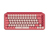 Logitech POP Keys Wireless Mechanical Keyboard With Emoji Keys tastiera Universale RF senza fili + Bluetooth QWERTY Nordic Borgogna, Rosa, Rosa