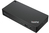 Lenovo 40B20135UK laptop dock & poortreplicator Bedraad USB 3.2 Gen 1 (3.1 Gen 1) Type-A + Type-C Zwart