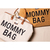 Childhome Mommy Bag Handtasche Schwarz, Braun, Weiß Nylon, Polyester
