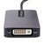 StarTech.com Adattattore USB C a HDMI DVI o VGA, Adattatore video multiporta fino a 4K 60Hz, Compatibile con Thunderbolt 3 e 4, Adattatore USB type C a VGA HDMI da viaggio in Al...