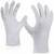 5-Finger Baumwoll-Trikot-Handschuh, TLF-W2, Gr. 7, weiß mittelschwere Ausf., mit Schichtel, einges. Daumen