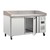 Polar 2-türiger Pizzakühltisch mit Marmorfläche 428L. 428L. 230V,