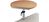Tavolo alto ergonomico, piano pannello multistrato faggio
