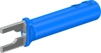 4 mm Adapter blau B4-I/KS