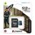 Kingston Canvas Go! Plus MicroSDXC Micro SD Karte 512 GB Class 10, 3D TLC