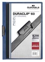 Durable DURACLIP� 60 A4 Clip Folder - Retail Pack - Dark Blue - Pack of 5