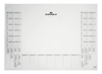 Durable Writing Quality Calendar Refill Pads for Desk Mats | 25 Sheets | 57x41cm