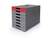Durable IDEALBOX ECO 7 Drawer Recycled Plastic File Storage Organiser - Red