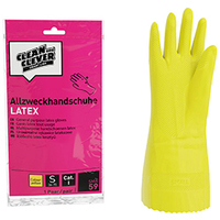 CLEAN and CLEVER SMART Allzweck-Handschuh Gr.S SMA 59 aus Naturkautschuk - 1 Paar Größe S