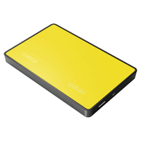 Orico Behuizing voor 2,5'' SATA HDD/SSD - USB 3.2 Gen 1 - Geel