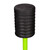 Relaxdays Swingstick, Fitness Schwingstab für Vibrationstraining, Tiefenmuskulatur, flexibel, Fiberglas, 160cm, neongelb