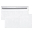 Briefumschlag, DL, weiß, selbstklebend, ohne Fenster, 25 Stück