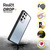 OtterBox React - Funda Protección mejorada para Samsung Galaxy S21 Ultra 5G Negro Crystal - clear/Negro - Funda