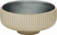 PLAYGROUND Bowl mit Relief 21 cm - NARA grau/grey