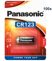 Panasonic CR123A Photo Voeding lithium batterij 100